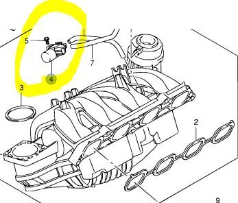 Клапан вакуума б/у Suzuki Grand Vitara 13481-78K00 Клапан вакуума  б/у Suzuki Grand Vitara 13481-78K00