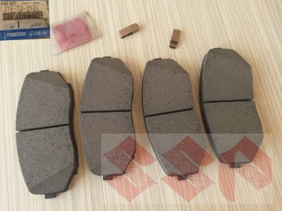 Колодки тормозные передние mazda CX-7, L2Y6-33-28ZA Колодки тормозные передние mazda CX-7, L2Y6-33-28ZA