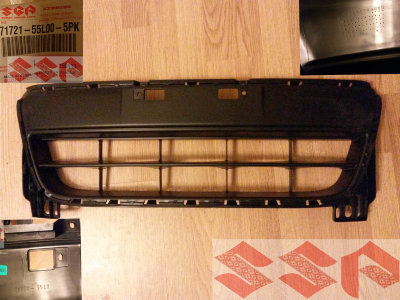 Решетка радиатора нижняя, suzuki SX-4, 71721-55L00-5PK 