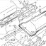 Прокладка клапанной крышки правая, suzuki Grand Vitara, 11176-66J00 - Прокладка клапанной крышки правая, suzuki Grand Vitara, 11176-66J00