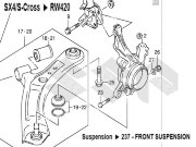 Поворотный кулак передний правый, suzuki SX-4, 45111-79J51-ZerustExust