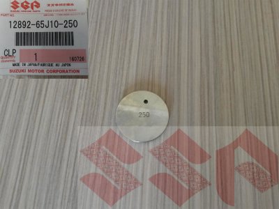 Шайба регулировочная suzuki Grand Vitara, SX4 12892-65J10-250 