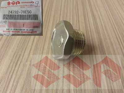 Болт заливной пробки, suzuki, Grand Vitara, XL-7, 24792-78E50 