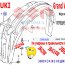 Подкрылок передний левый suzuki Grand Vitara, 72482-65J00 - Подкрылок передний левый suzuki Grand Vitara, 72482-65J00