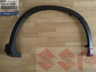 Накладка крыла передняя правая mazda CX-5, KD53-51-W20C 