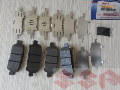 Колодки тормозные задние, suzuki Grand Vitara, 55800-77K02 