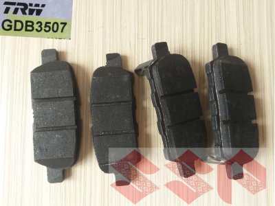 Колодки тормозные дисковые задние suzuki Grand Vitara, GDB3507, TRW 